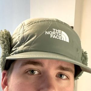 The North Face Quilted Green Trapper Cap